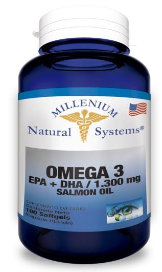 OMEGA 3 EPA + DHA 1300 mg SALMON OIL