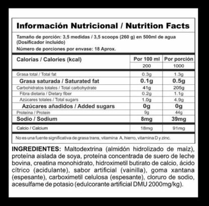 Creatina | MEGAPLEX CREATINE 10 LB - Imagen 2