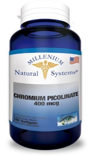 Picolinato de Cromo | CHROMIUM PICOLINATE 400 mcg